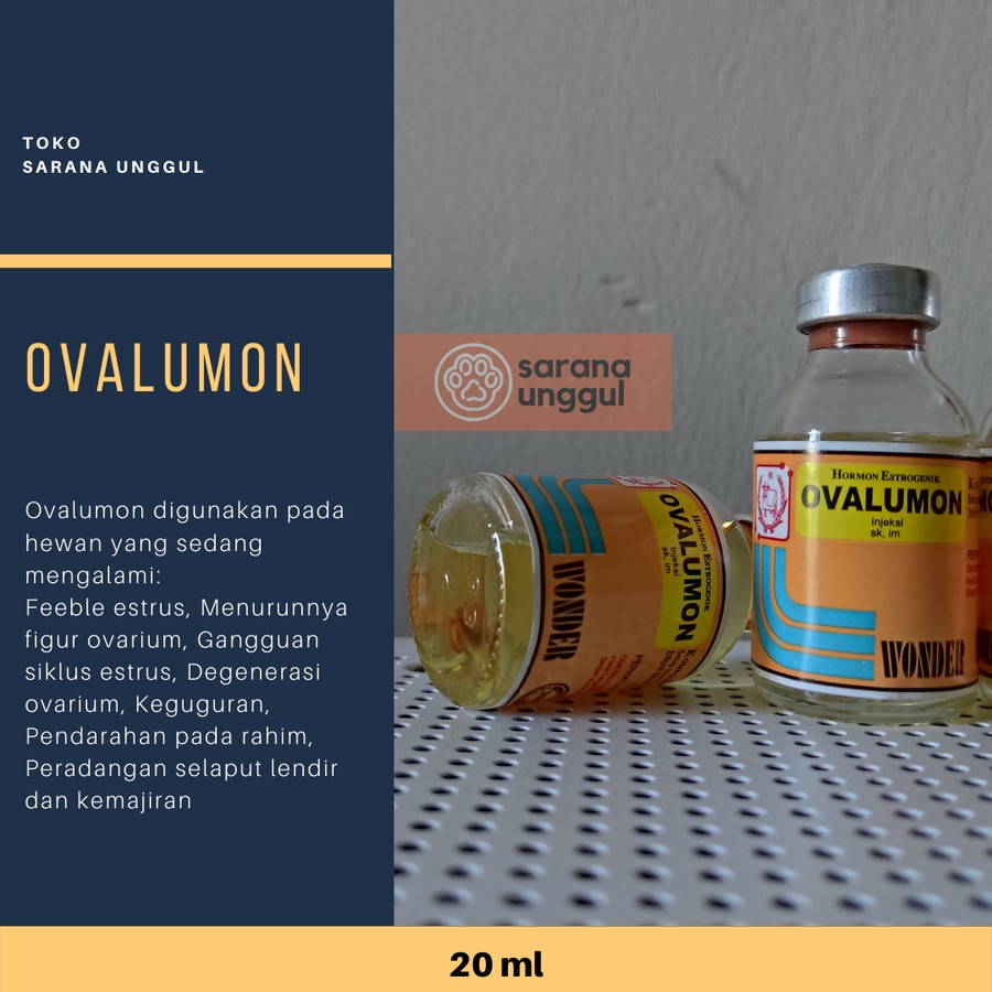 OVALUMON 20 ml Injeksi Hormon Untuk Hewan Birahi