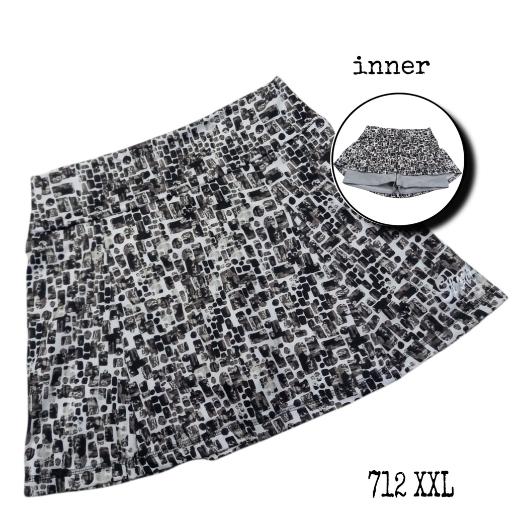 SPORT MINI SKIRT JUMBO/ROK SENAM JUMBO WANITA/ROK OLAHRAGA PENDEK JUMBO WANITA/ROK ZUMBA/ROK YOGA WANITA-RJ12