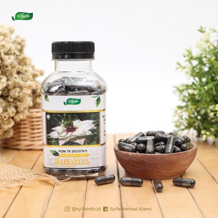 Habbasyifa habbatussauda Serbuk 210 Kapsul Serbuk Habbatussauda Murni Habasyi Jinten Hitam l Kapsul 