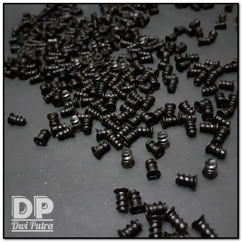 BAUT FAN CASING - HITAM // SEKRUP SKRUP KIPAS PC KOMPUTER // BLACK SCREW