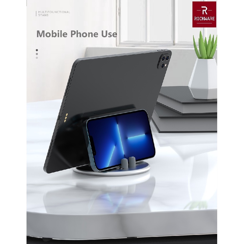 ROCKWARE RW-BJ15 - Adjustable Phone Tablet Stand Holder Storage Base