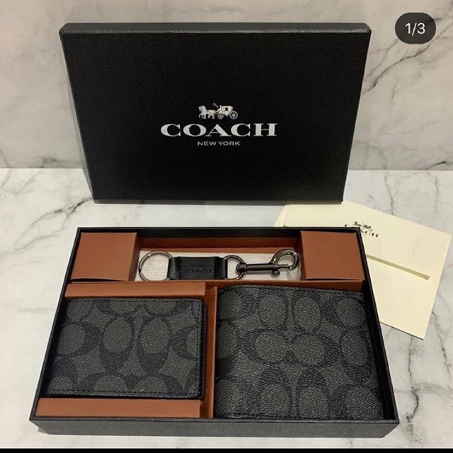 Coach Bifold Wallet Gift Set