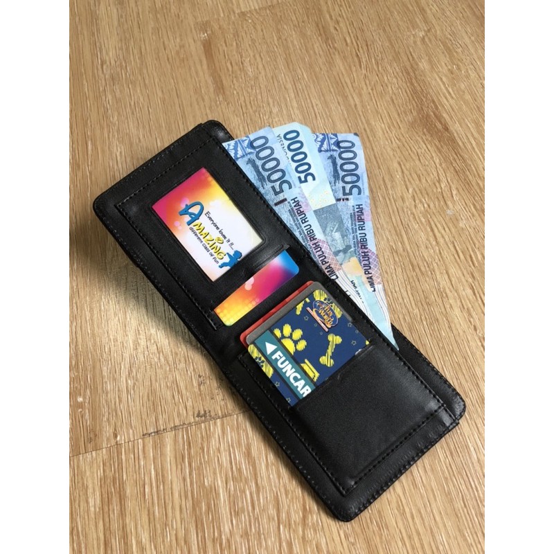 DOMPET PRIA KULIT SINTETIS DOMPET PRIA LIPAT DOMPET KARTU DOMPET PRIA KOMBINASI DOMPET DISTRO COWOK
