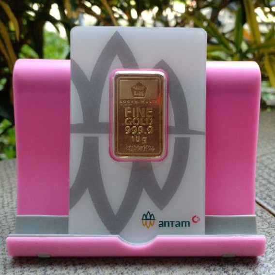 Logam Mulia LM Antam 10 gram Certicard  RM Redmark 2022