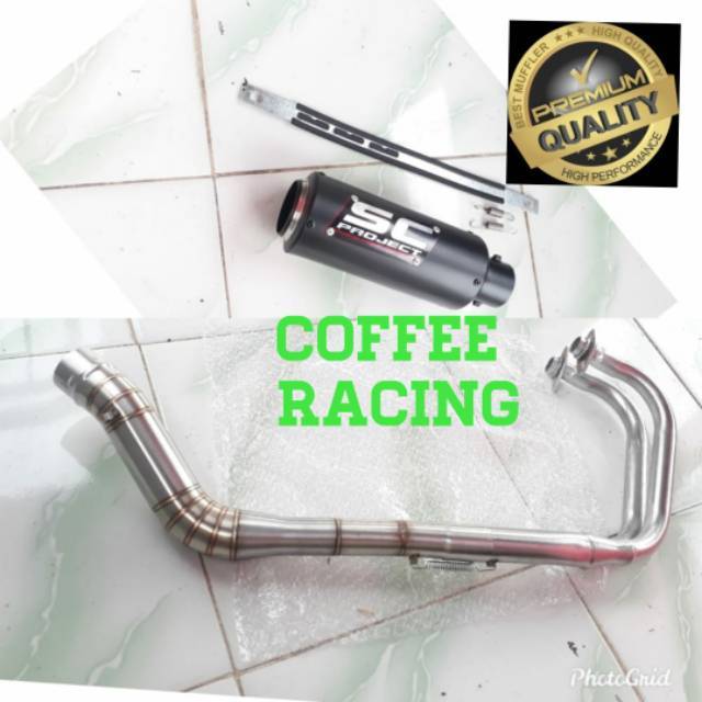 (((PROMO))) Knalpot racing SC PROJECT fullsystem motor 250 cc +