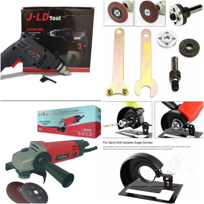 New PAKET MESIN GERINDA DAN BOR TANGAN (BY JLD)