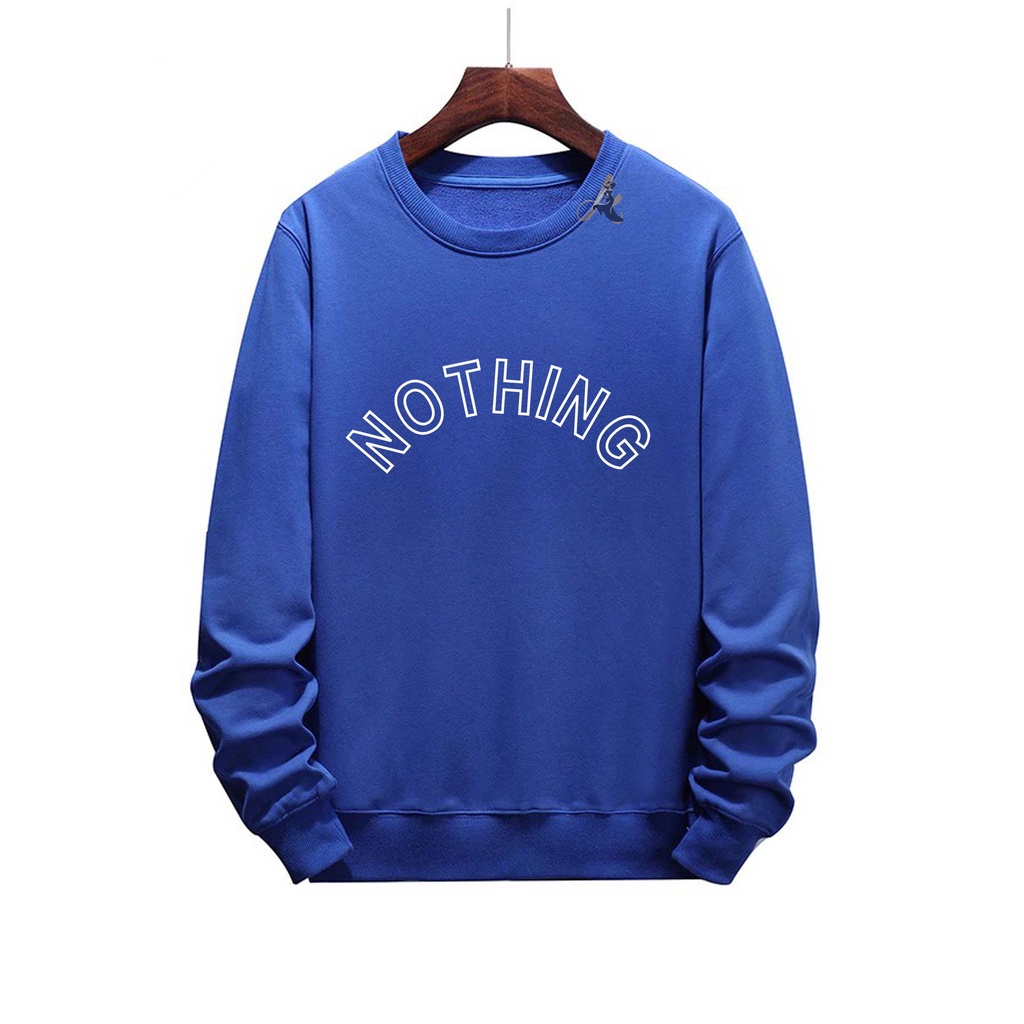 SWEATER OVERSIZE CREWNECK NOTHING STREETWEAR  SWEATSHIRT PRIA DAN WANITA