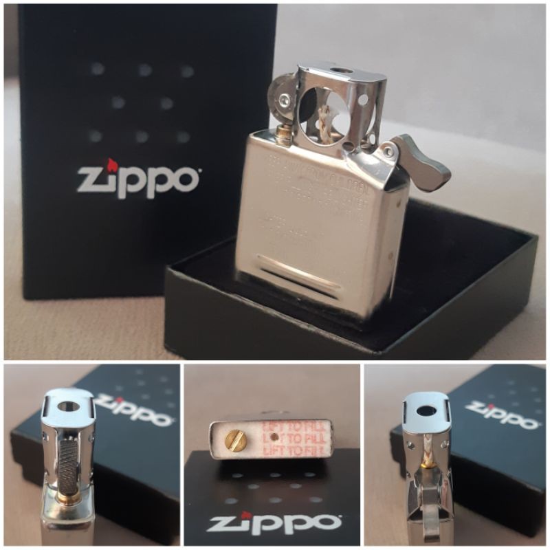 Insert Zippo Pipe Silver/Chrome