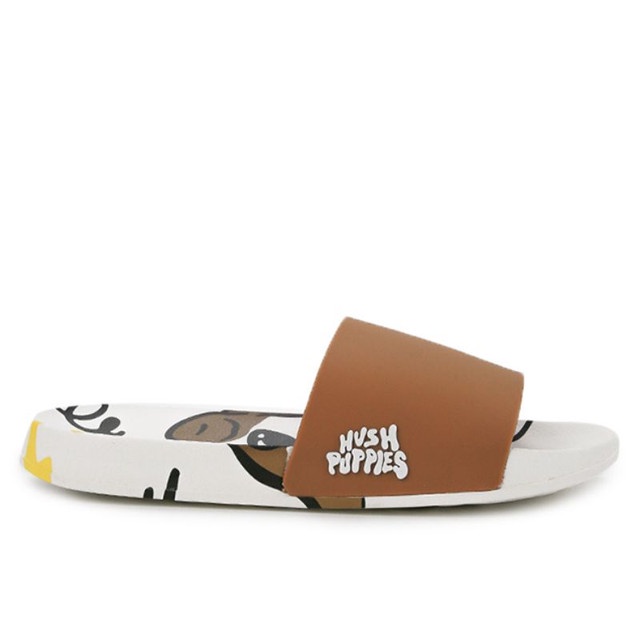 Hush Puppies Sandal Pria Rocky Laziest Brown