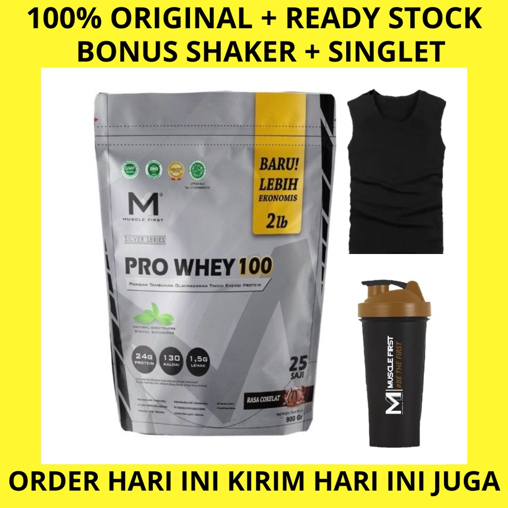 Jual Pro Whey 100 Muscle First M1 Prowhey 100 Whey Protein Concentrate