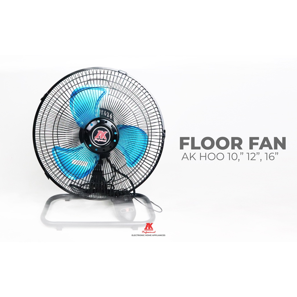 AK- Kipas Besi Meja Floor Fan AK 10 HOO MURAH BANGET / GARANSI RESMI