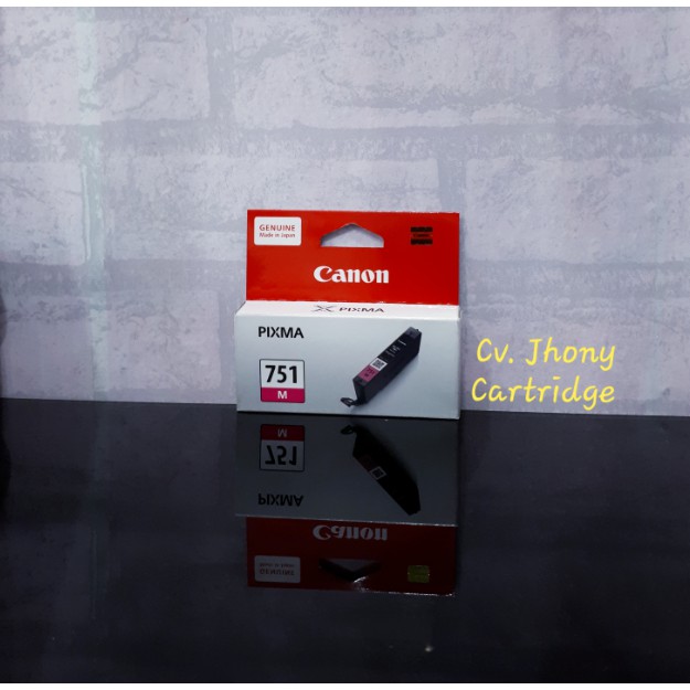 TINTA CARTRIDGE CANON CLI 751 BK C M Y ORIGINAL