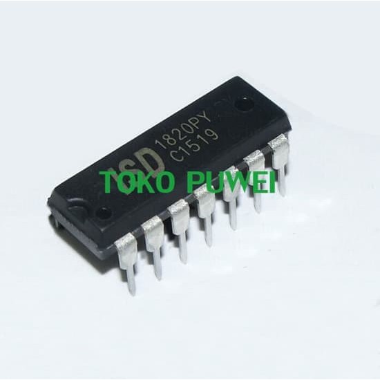 ISD1820PY ISD1820 ISD1820P 1820PY DIP-14 Voice Record Module IC BR30