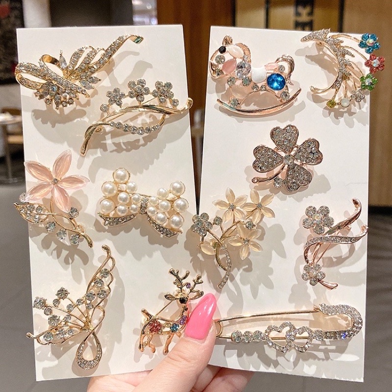 BROSS TUSPIN HIJAB TERMURAH / BROS MUTIARA / BROSS SIMPLE CANTIK / SWAROSVKY