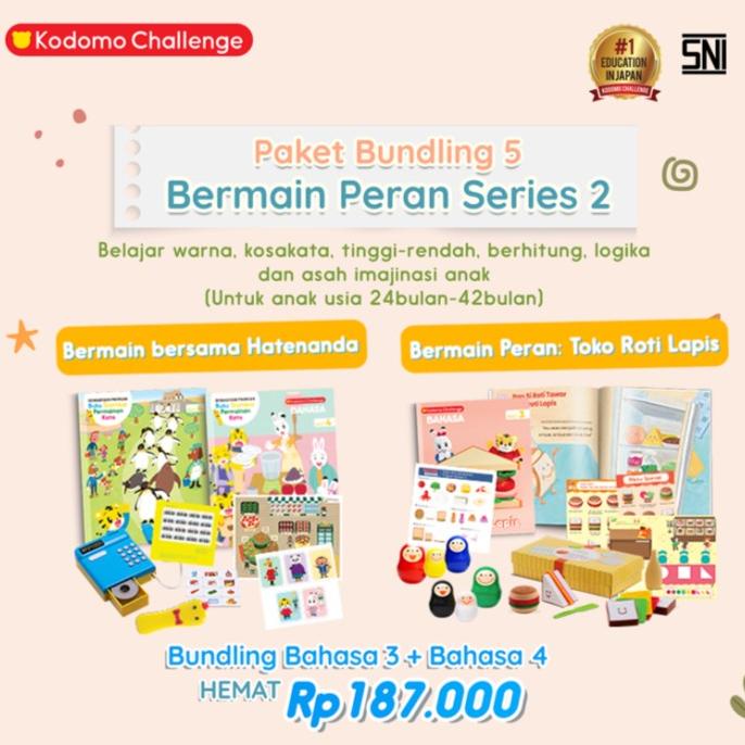 Paket Bundling 5: Bermain Peran Series 2 | Hatenanda, Mainan Kasir - Dengan USB ---Terbaru---