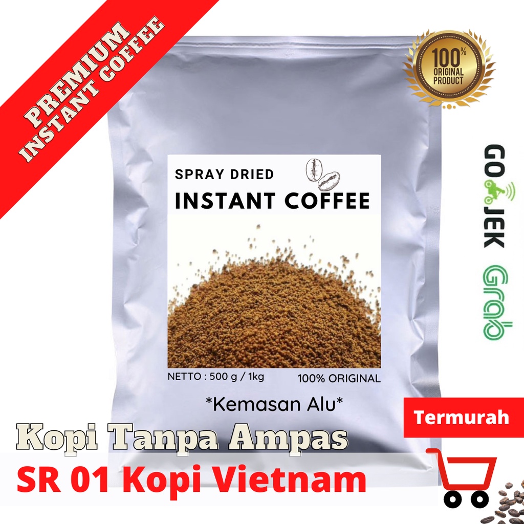 INSTANT COFFEE / Bubuk Kopi Spray Dried Tanpa AMPAS (SR01)