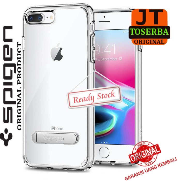 CASE SPIGEN ORIGINAL IPHONE 7 PLUS 8 PLUS HYBRID CASE DUAL LAYER SPIGEN ULTRA HYBRID S TRANSPARAN