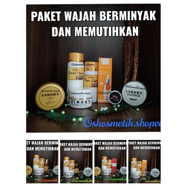 PAKET CREAM LINSKY PUTIH ORIGINAL 1000%