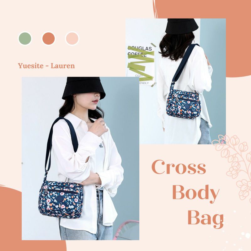 Tas selempang wanita medium yuesite lauren original cyutebags