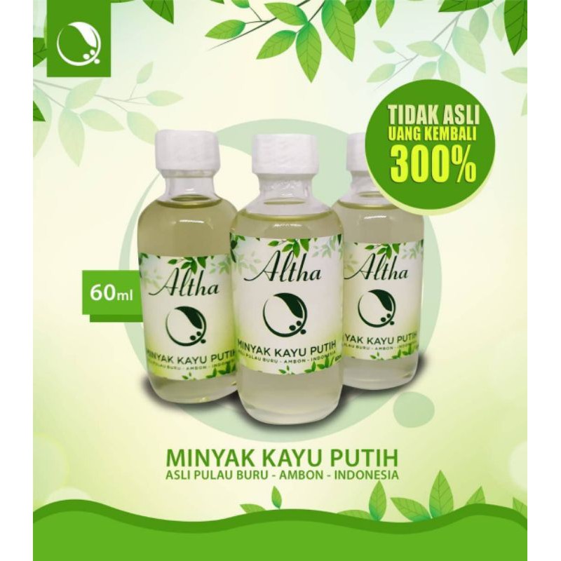 60ml - Minyak Kayu Putih ALTHA asli Ambon Pulau Buru