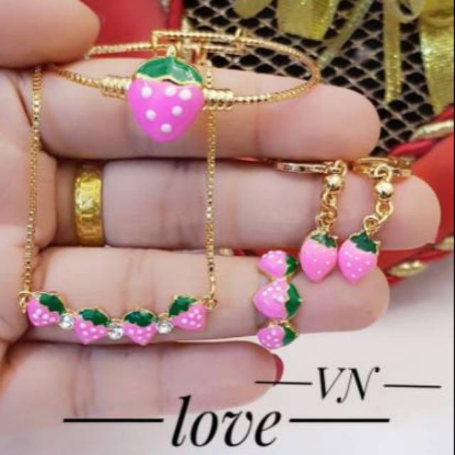 xuping set perhiasan lapis emas 24k 2817