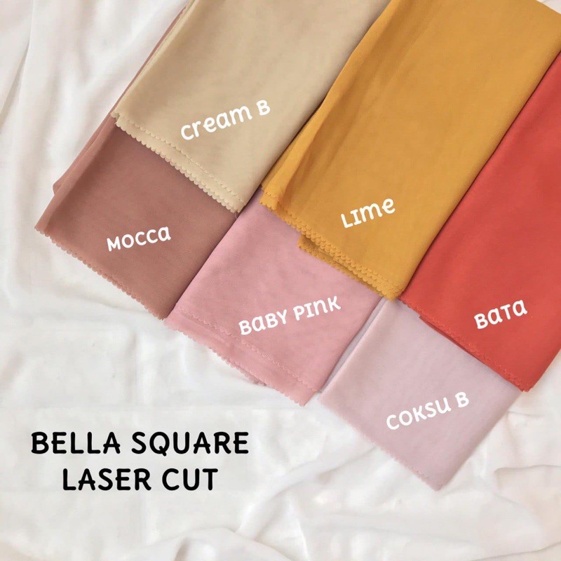 [Part 1] BELLA SQUARE LASER CUT / HIJAB JILBAB SEGIEMPAT BELLA LC TERMURAH