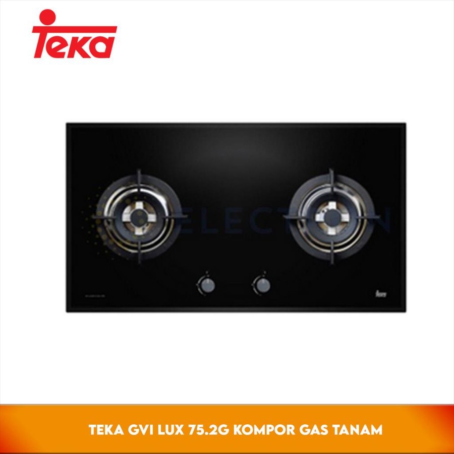 TEKA GVI LUX 75.2G - Kompor Kaca Tanam 2 Tungku - BUILT IN HOB