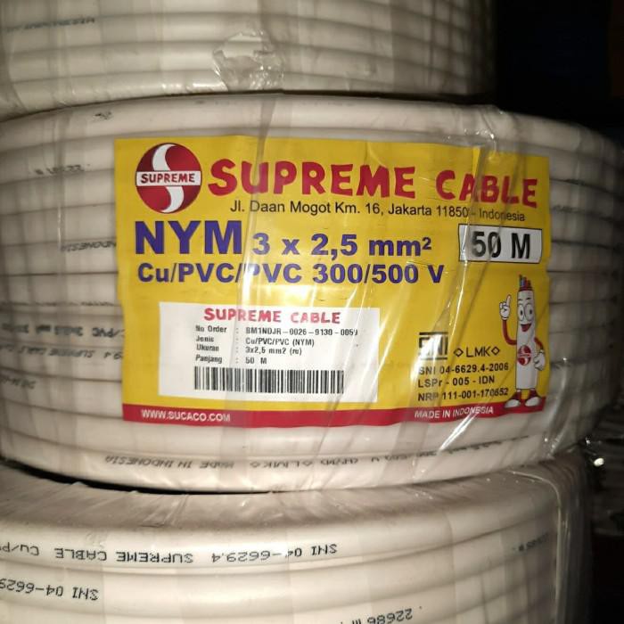 Kabel Roll / Kabel Supreme Nym 3X2.5 50 Meter