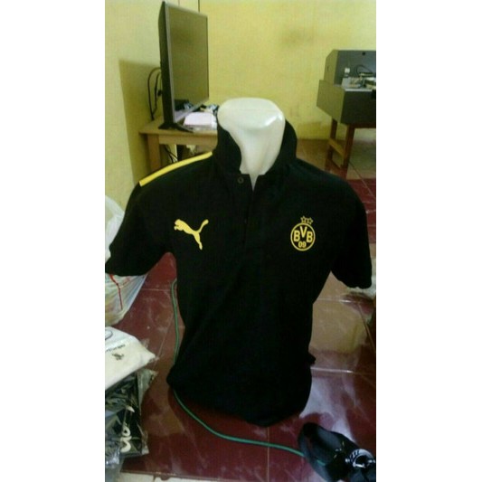 Polo shirt Dortmund, kaos polo bola Borrusia Dortmund