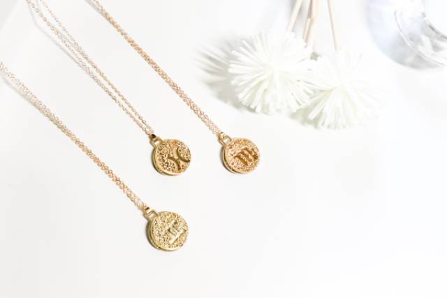 Kalung Zodiac necklace loliastuff (kalung zodiak/ kalung astrologi/ kalung)