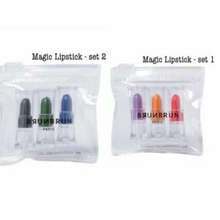 High Quality BrunBrun Paris BB MAGIC Mini Lips Set - Brun Brun Murah