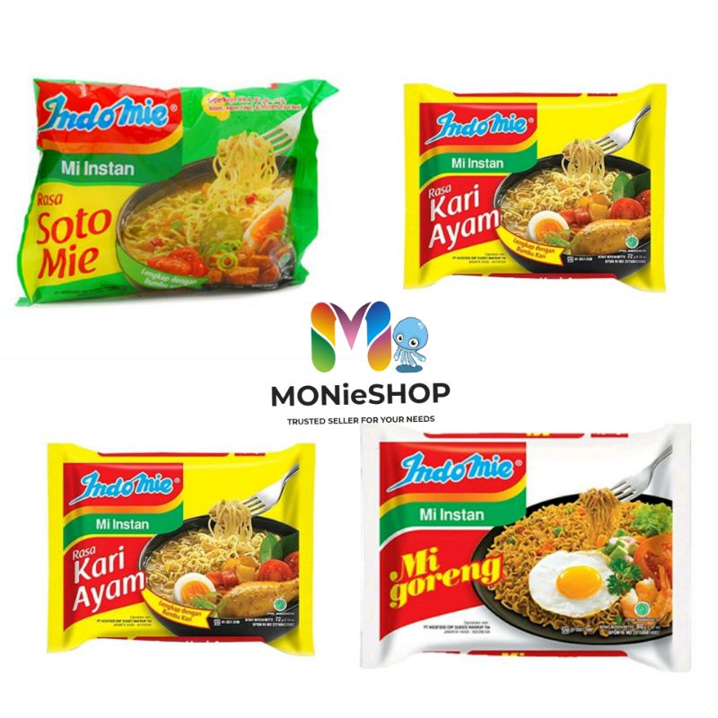 

MONIESHOP - INDOMIE GORENG SOTO KARI AYAM BAWANG ECER 80 GR