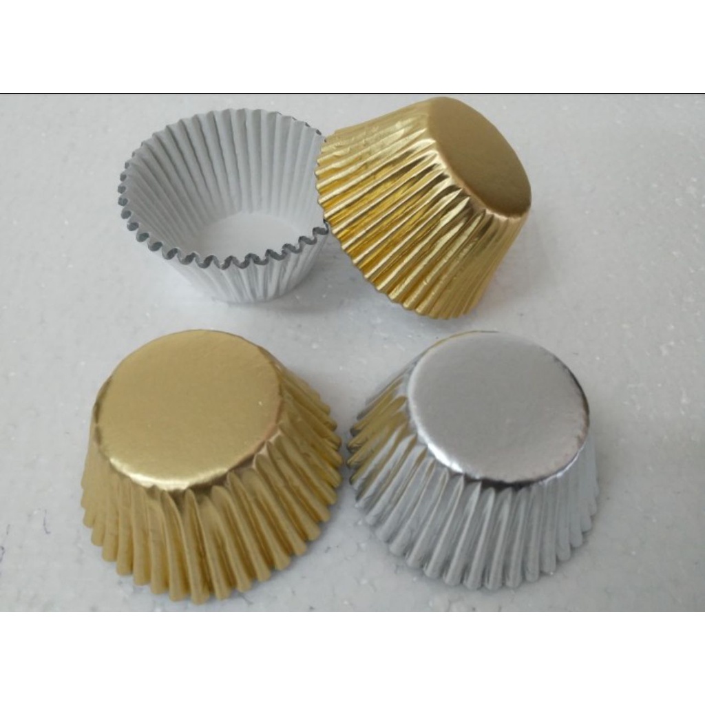 Cake Cases Diva Gold 55/23 1Roll isi 1000Lembar - Cases Cake Nastar 5,5/2,3cm