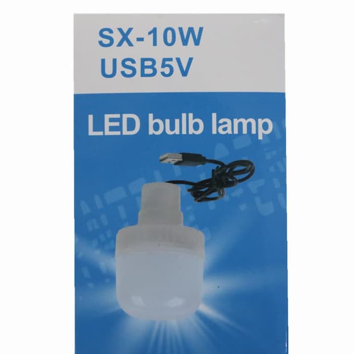 Bohlam led USB 10w hemat energy emergency watt lampu dop murah