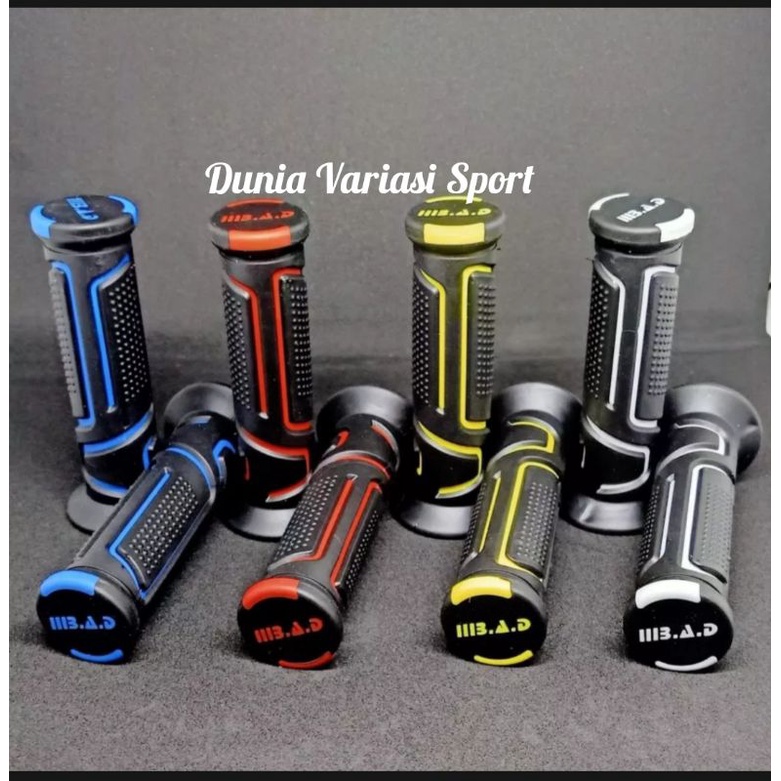 Handgrip IBAD Variasi Garis Full Karet Grip Sarung Gas Motor Handgrip Karet