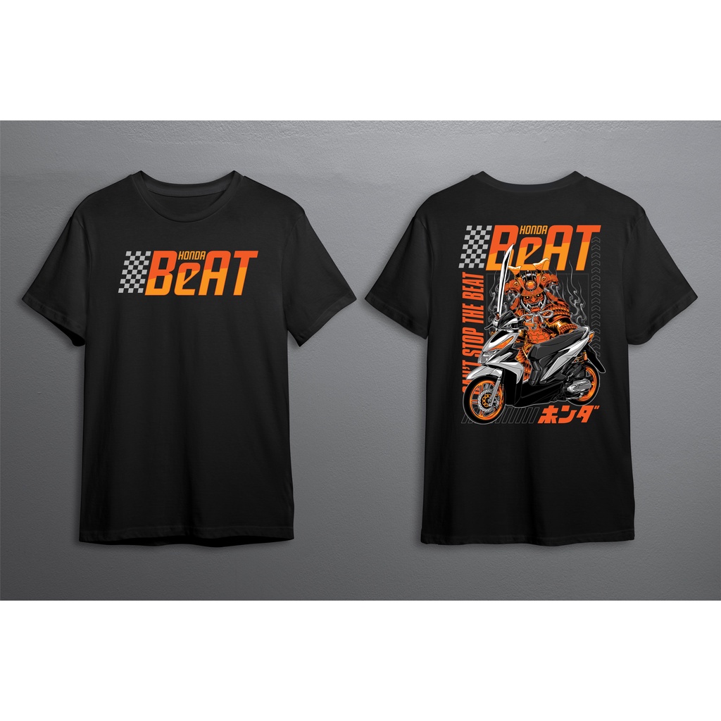 KAOS LENGAN PENDEK HONDA BEAT CBS SAMURAI JEPANG  BIG SIZE JUMBO