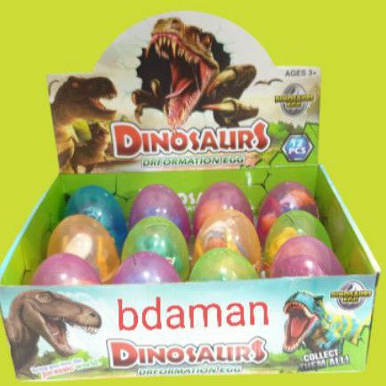 Mainan Telor Dinosaurus / Egg Surprise Dinosaurus /Mainan anak edukasi