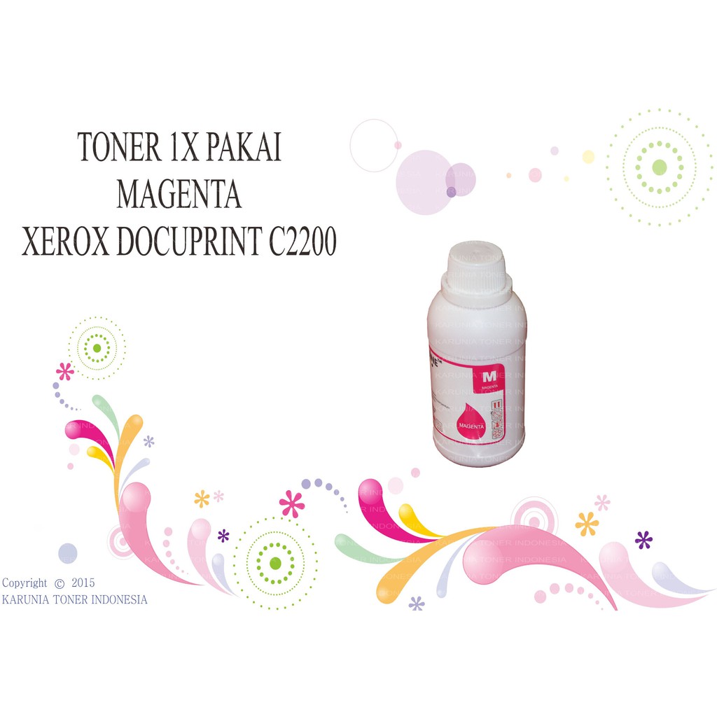 TONER 1X PAKAI FUJI XEROX DOCUPRINT C2200 MAGENTA