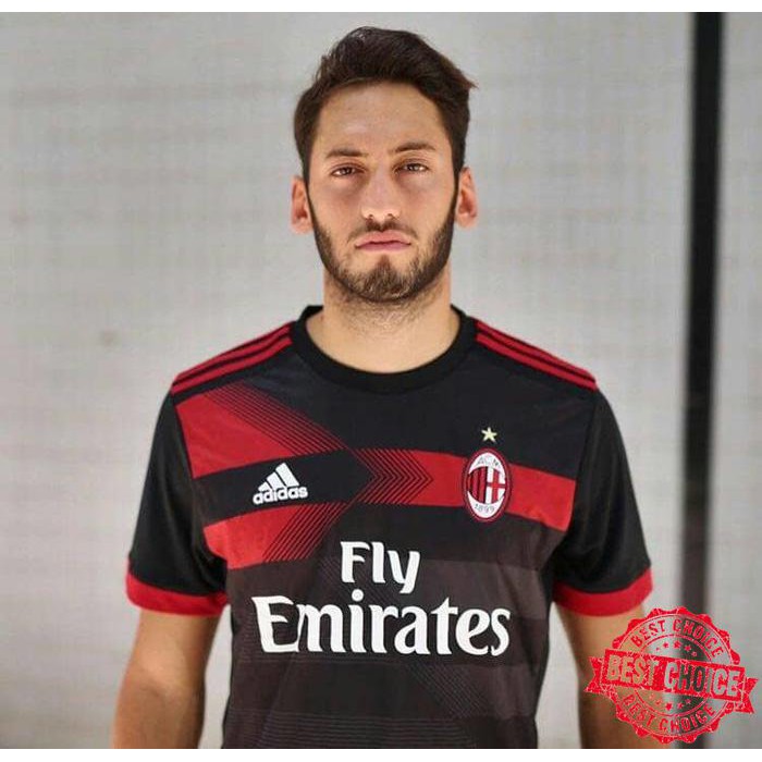 Jersey Baju Bola AC Milan 3rd 2017/18 - Grade Ori