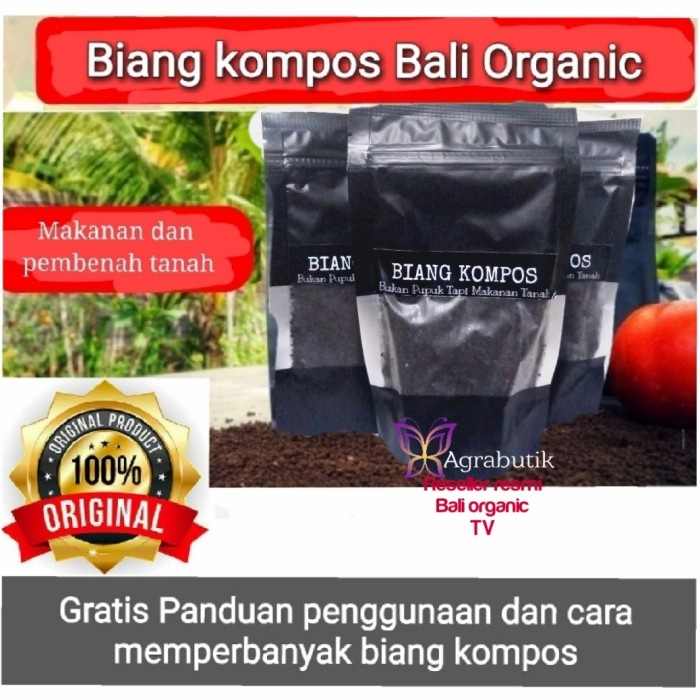 PROMO TERBATAS- BIANG KOMPOS BALI ORGANIC TV BOTV ORIGINAL pembenah penyubur tanah