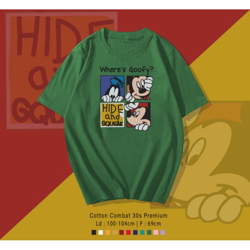 T-SHIRT / TUMBLR KAOS WHERE's GOOFY OVERSIZE PREMIUM