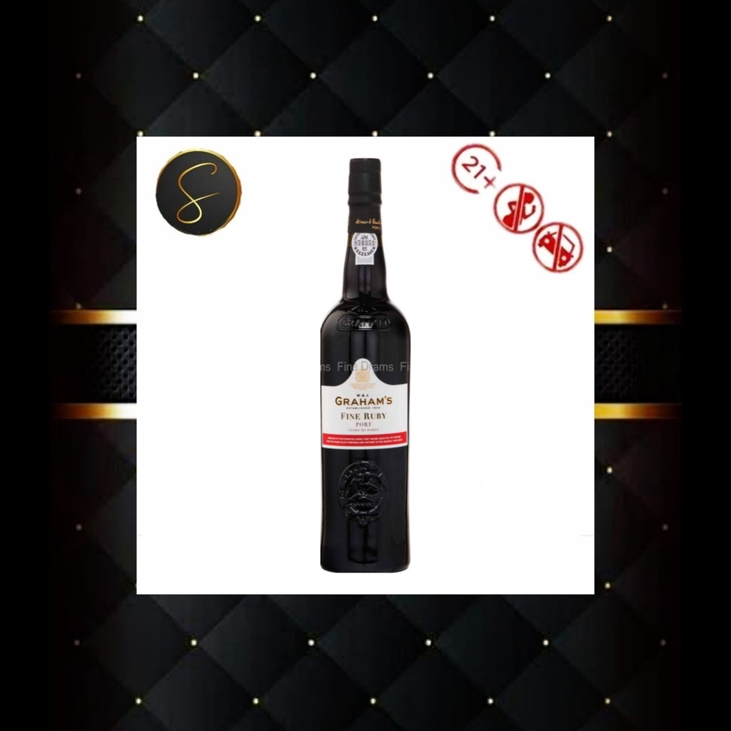 W &amp; J GRAHAM'S / GRAHAMS FINE RUBY PORT WINE