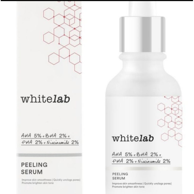 [ORI] Whitelab Peeling Serum AHA BHA PHA Cocok Digunakan untuk Pemula &amp; Kulit Sensitif I BPOM 20ml