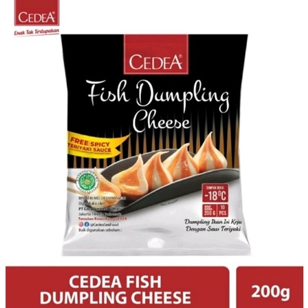 

Fish Dumpilng Chesee Cedea+Saus Spicy Teriyaki 200 gr