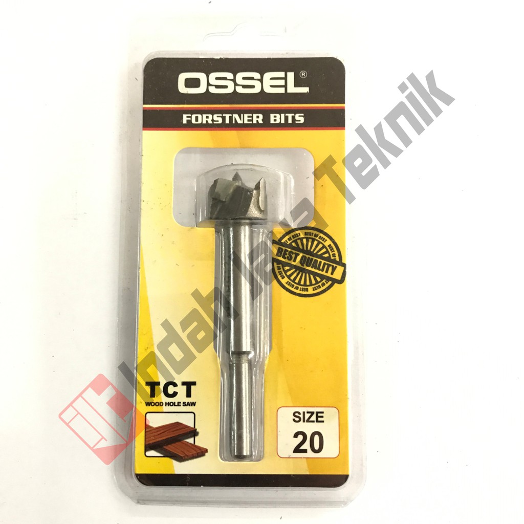 Mata Bor Kayu Engsel Sendok 20 mm OSSEL - Forstner Bit TCT Lubang