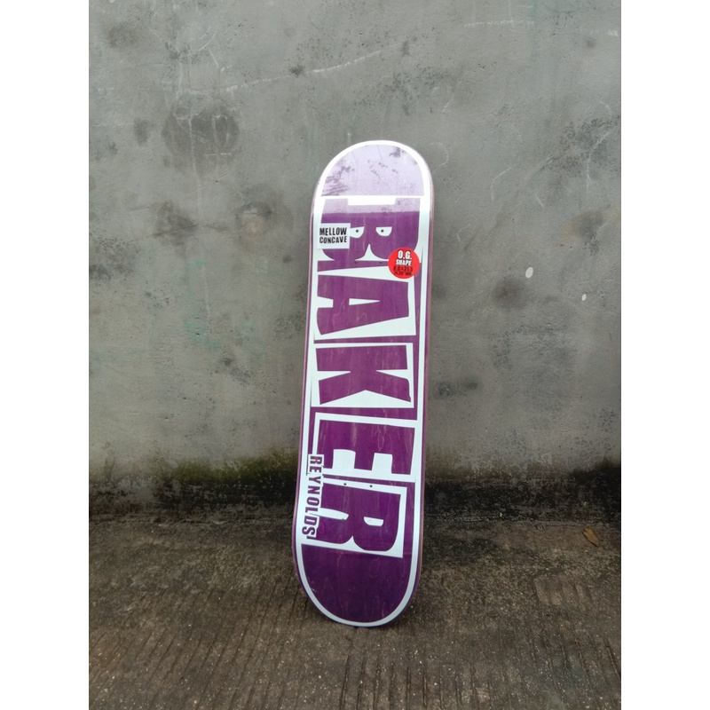 Baker deck skateboard pro 7 plys cananian maples cold press deck 31x8.25 inch Untuk Dewasa