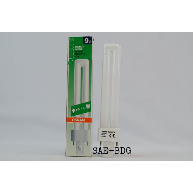 Bohlam Lampu PLS OSRAM DULUX'S G23 9 WATT