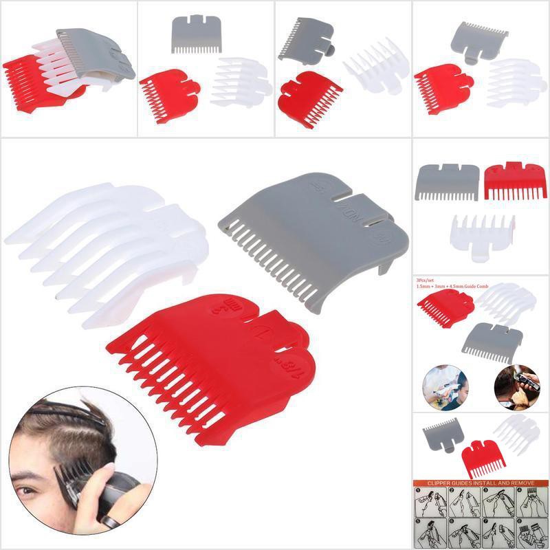 GON 3Pcs Hair Clipper Limit Comb Cutting Guide Barber Replacement Hair Trimmer Tool