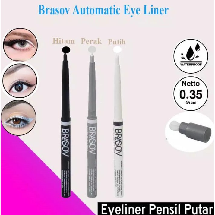 Brasov Eyeliner Automatic 0.35G Waterproof