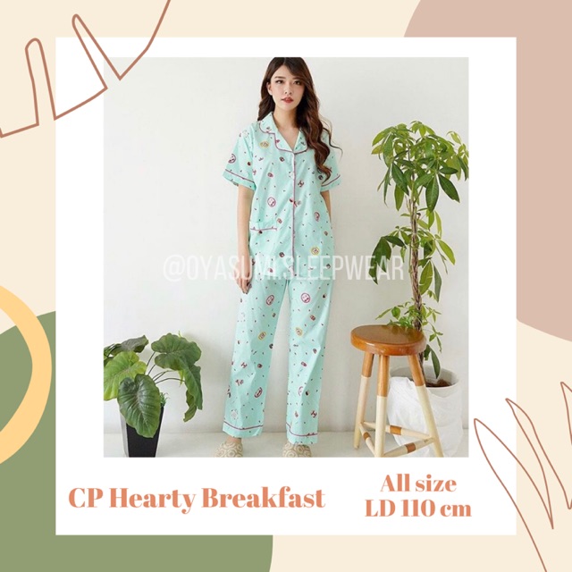 CP Hearty Breakfast Piyama JAPANESE COTTON